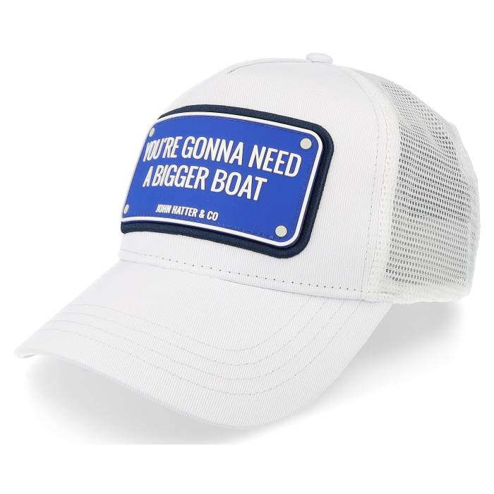 John Hatter & Co 【 Bigger Boat White Trucker Men White 】 白色 ホワイト トラッカー メンズ 白色 ホワイト