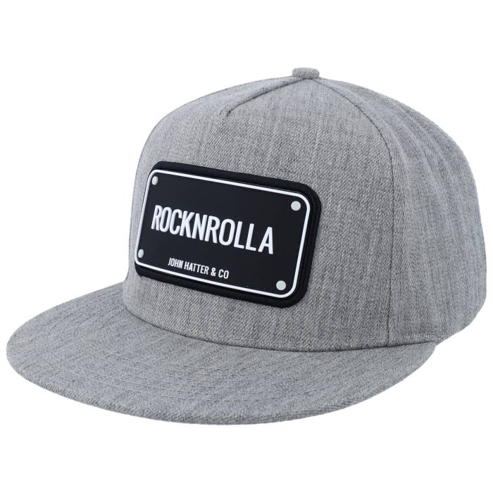 John Hatter & Co 【 Flat Brim Rocknrolla Grey Grey Snapback Men Grey 】 灰色 グレー Snapback スナップバック バッグ メンズ 灰色 グレー 19,525円