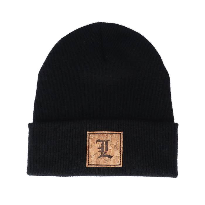 Kiddo Cap 【 Kids L Letter Patch Black Cuff Kids Black 】 黒色 ブラック ジュニア キッズ 黒色 ブラック｜スニケス