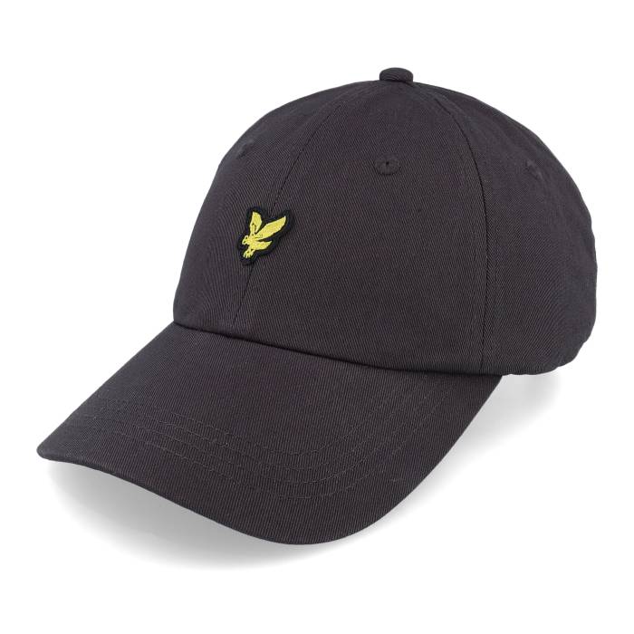 ライルアンドスコット Lyle & Scott 【 Baseball Cap Gunmetal Dad Cap Men Black 】 ベースボール キャップ 帽子 メンズ 黒色 ブラック｜スニケス