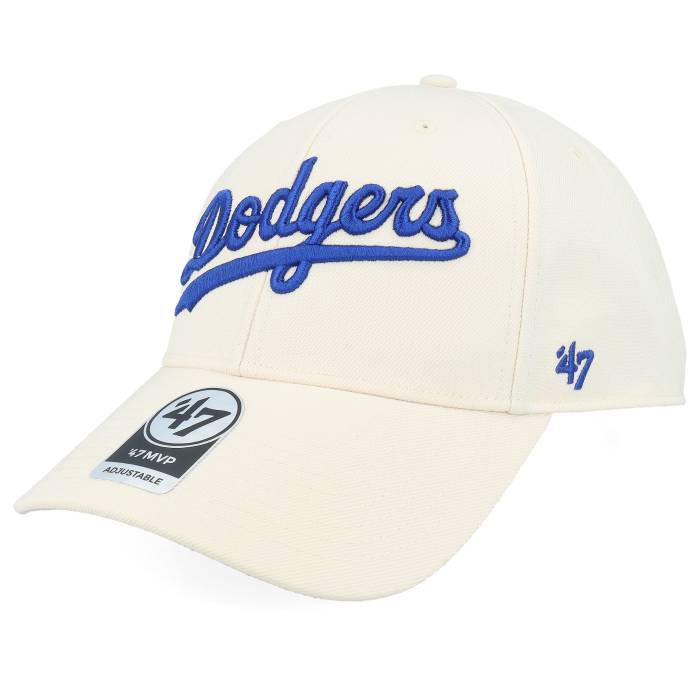 フォーティーセブンブランド 47 Brand 【 Los Angeles Dodgers Script Mvp Natural/Royal Adjustable Men 】 ドジャース 脚本 メンズ