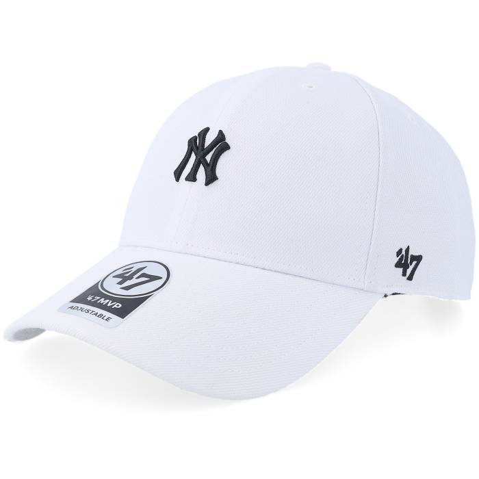 フォーティーセブンブランド 47 Brand 【 New York Yankees Mlb Base Runner Mvp White Adjustable Men White 】 ヤンキース 白色 ホワイト メンズ 白色 ホワイト｜スニケス