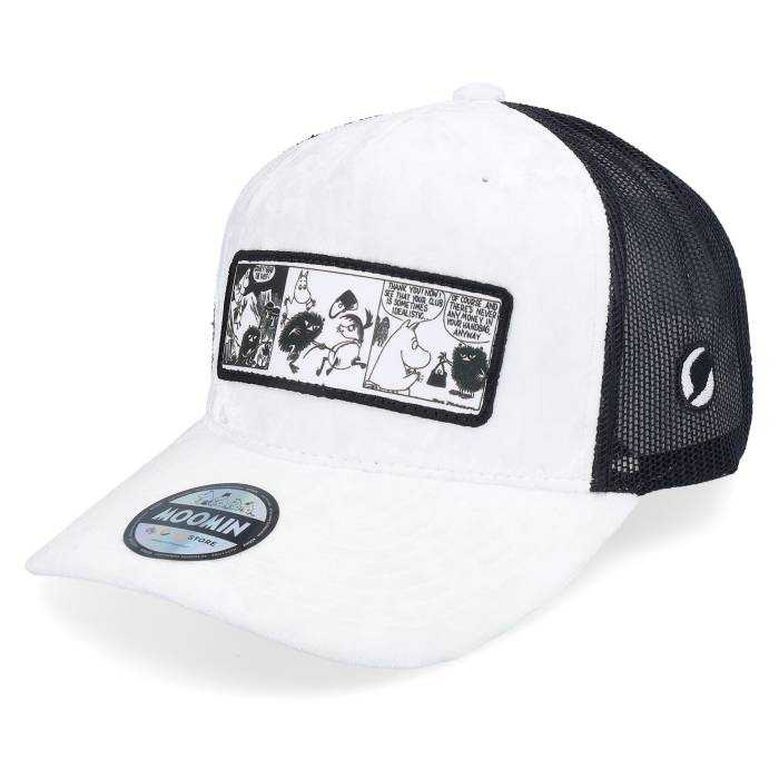 Moomin 【 Comic Strip Thief White/Black Velvet Trucker Men White 】 トラッカー メンズ 白色 ホワイト|スニケス