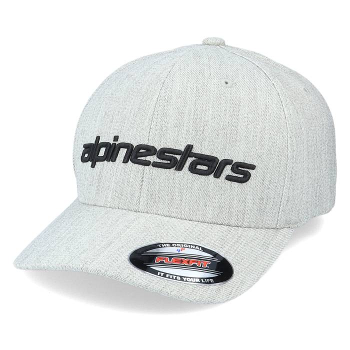アルパインスター Alpinestars 【 Linear Grey Heather/Black Flexfit Men Grey 】 灰色 グレー メンズ 灰色 グレー｜スニケス