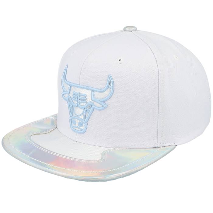 ミッチェル\u0026ネス Mitchell \u0026 Ness 【 Chicago Bulls Day 11 White/Blue Snapback Men White 】 風の強い町 ブルズ Snapback スナップバック 御徒面子 メンズ 白いこと 白いこと