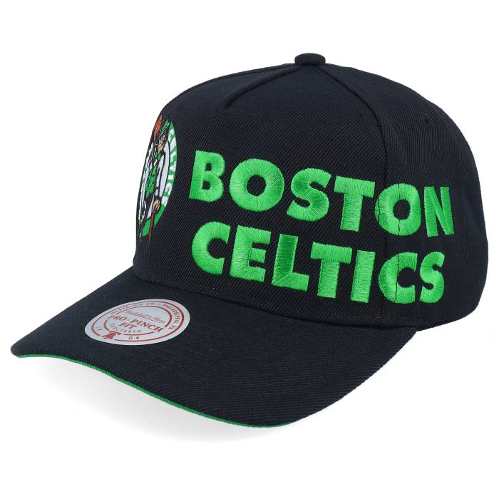 ミッチェル\u0026ネス Mitchell \u0026 Ness 【 Boston Celtics Busted Pro Black A-Frame Adjustable Men Black 】 豆の町 セルティックス 労働者階級 黒いこと 黒いこと メンズ 黒いこと 黒いこと