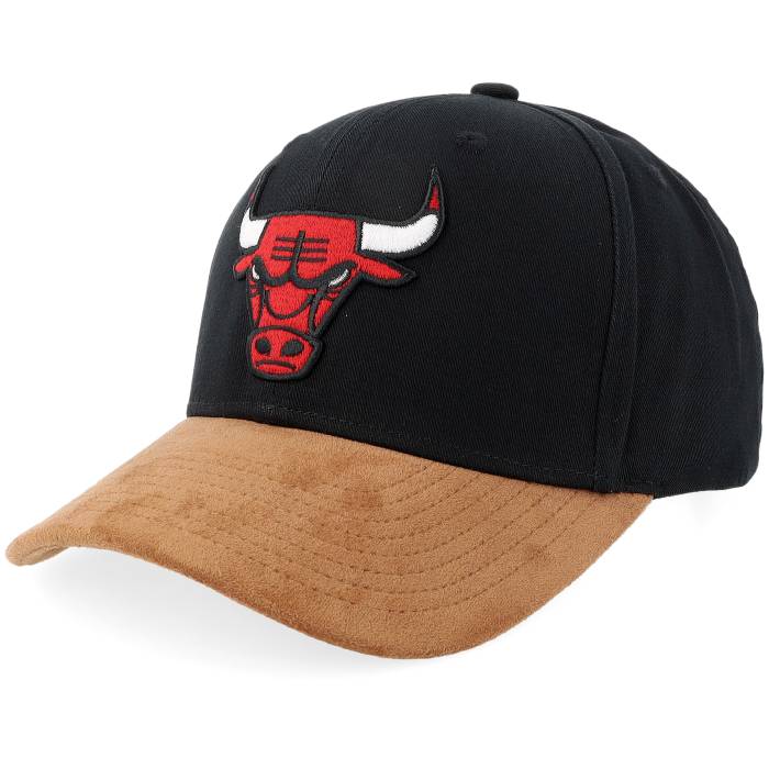 ミッチェル\u0026ネス Mitchell \u0026 Ness 【 Chicago Bulls Washed Out Pro Crown Black/Brown Adjustable Men Black 】 風の強い町 ブルズ 労働者階級 メンズ 黒いこと 黒いこと