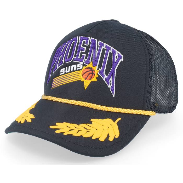 ミッチェル&ネス Mitchell & Ness 【 Phoenix Suns Gold Leaf Hwc Black Trucker Men Black 】 フェニックス サンズ ゴールド 黒色 ブラック トラッカー メンズ 黒色 ブラック|スニケス