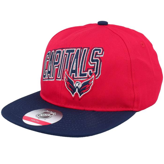 【★百貨店SALE★6/11真夜中2時迄】アウタースタッフ Outerstuff 【 Kids Washington Capitals Nhl Red/Navy Snapback Kids Red 】 ワシントン州 キャピタルズ Snapback スナップバック 御徒面子 お坊っちゃん キッズ Red 赤・赤いこと