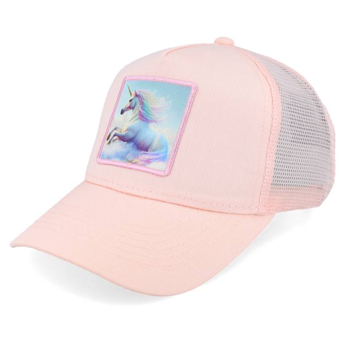 【★百貨店SALE★6/11真夜中2時迄】Unicorns 【 Kids Pink Pastel Unicorn Pink Trucker Kids Pink 】 pink さくら色 トラッカー お坊っちゃん キッズ pink さくら色