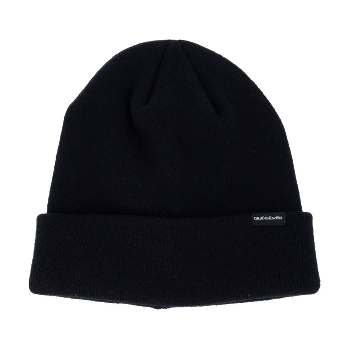 クイックシルバー Quiksilver 【 Routine Beanie True Black Beanie Cuff Men Black 】 キャップ 帽子 黒色 ブラック メンズ 黒色 ブラック