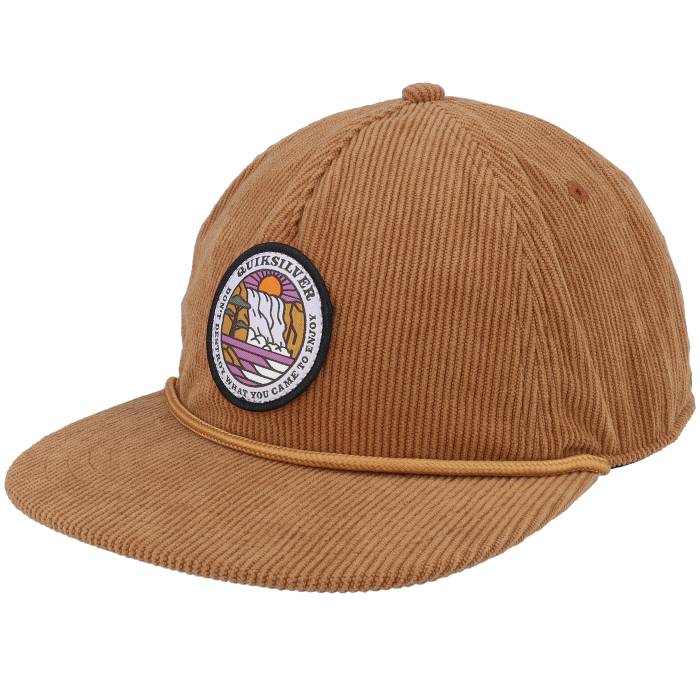 クイックシルバー Quiksilver 【 Still Bills Corduroy Rope Almond Snapback Men Beige 】 ビルズ コーデュロイ Snapback スナップバック バッグ メンズ ベージュ|スニケス