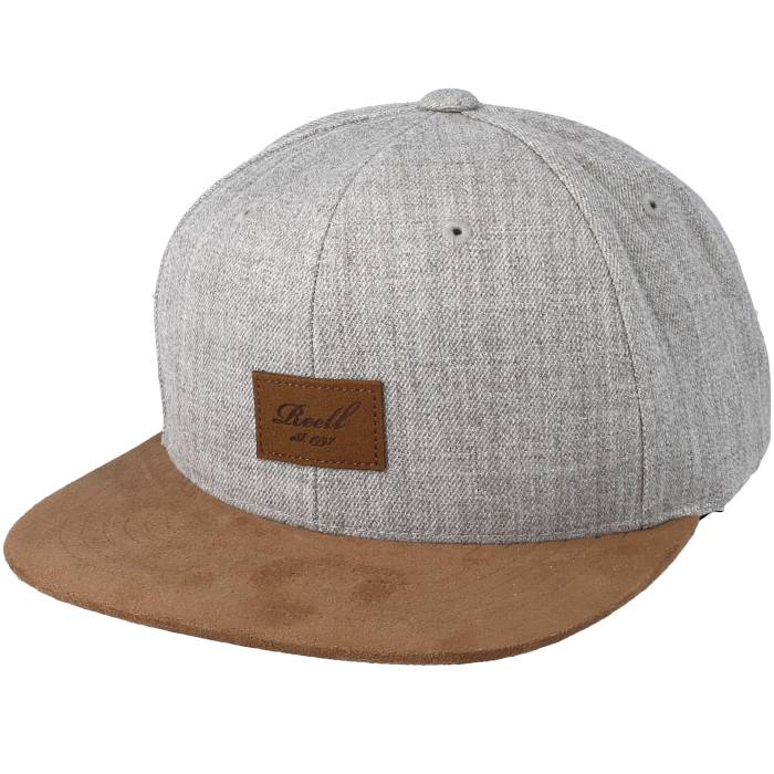 Reell 【 Suede Heather Light Grey Snapback Men Grey 】 スエード・スウェード heather ヘザー 灰色 グレー Snapback スナップバック バッグ メンズ 灰色 グレー|スニケス
