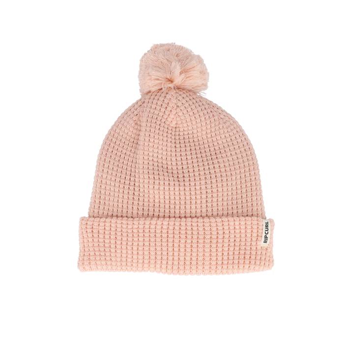 【★百貨店SALE★6/11十二時2時迄】下唇長い巻き毛 Rip Curl 【 Anoeta Reg Beanie Faded Rose Pom Women Pink 】 旗がしら かぶり笠 Rose サクラ色 レディース pink サクラ色