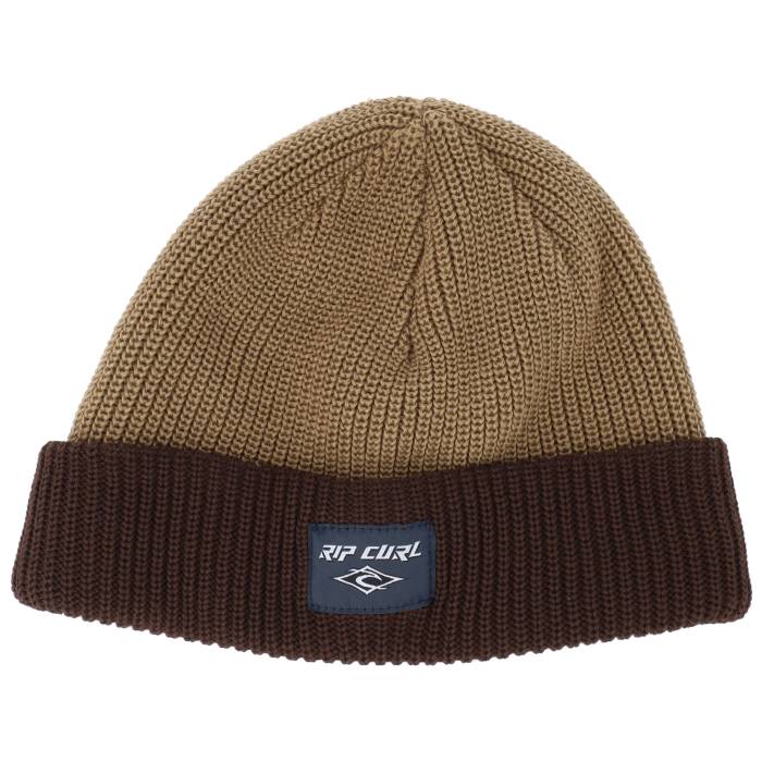 リップカール Rip Curl 【 Classic Surf Lined Reg Beanie Khaki Cuff Men Beige 】 クラシック キャップ 帽子 カーキ メンズ ベージュ｜スニケス