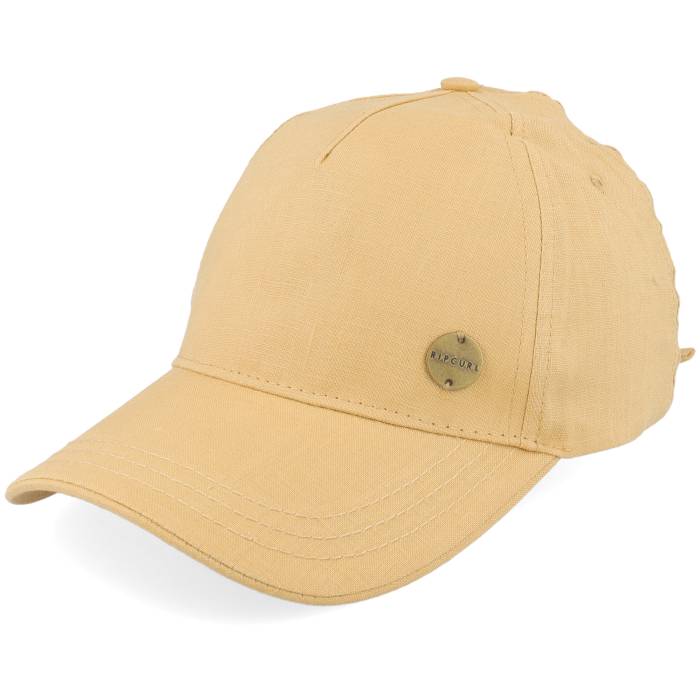 リップカール Rip Curl 【 Hemp Tie Back Gold Dad Cap Women Yellow 】 ネクタイ ゴールド キャップ 帽子 レディース yellow 黄色・イエロー