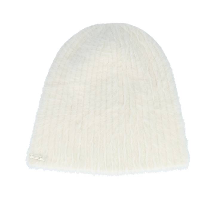 【★百貨店SALE★6/11十二時2時迄】Seeberger 【 Angora Headsock Off White Beanie Women White 】 白いこと 白いこと 旗がしら かぶり笠 レディース 白いこと 白いこと