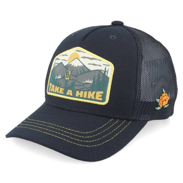 【★百貨店SALE★6/11真夜中2時迄】Sqrtn 【 Hike Trucker Cap Black A-Frame Trucker Kids Black 】 トラッカー 旗がしら かぶり笠 黒いこと 黒いこと お坊っちゃん キッズ 黒いこと 黒いこと