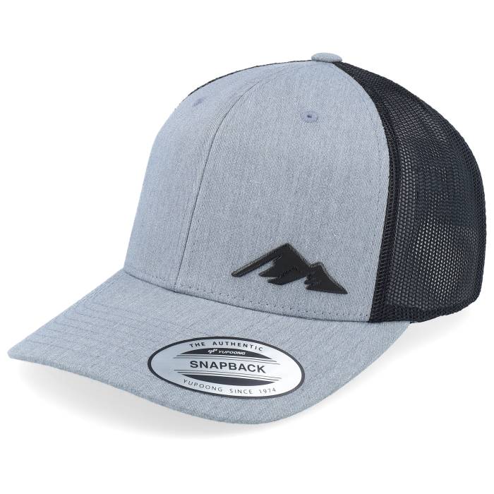 Wild Spirit 【 Small Mountain Icon Patch Heather Grey/Black Trucker Men Blue 】 アイコン heather ヘザー トラッカー メンズ 青色 ブルー｜スニケス