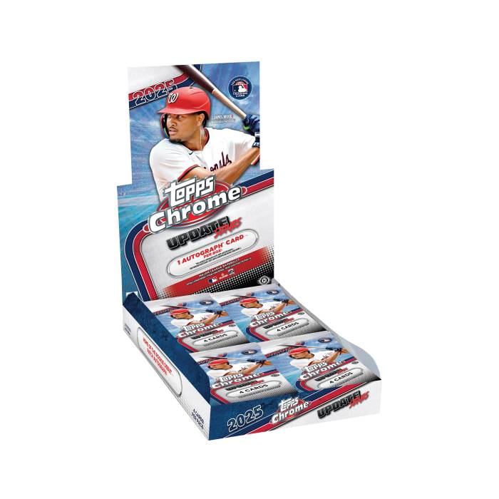 Topps 【 Chrome Baseball 2025 Update Series Hobby Box - 20 Packs (80 Cards) Men 】 野球 つづき物 ボックス席 メンズ
