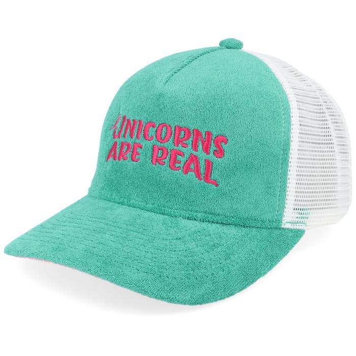 Unicorns 【 Are Real Terry Teal/White A-Frame Trucker Men Green 】 レアル トラッカー メンズ green 緑・グリーン|スニケス
