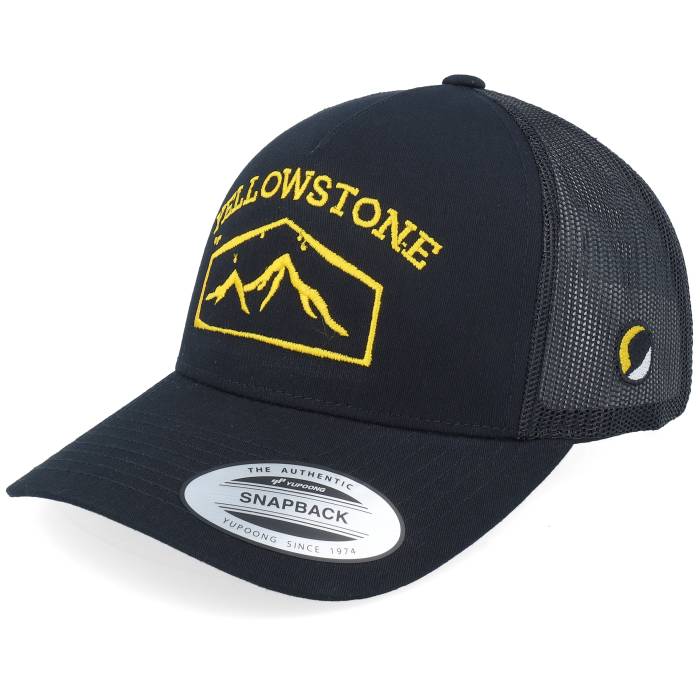 Yellowstone 【 Mountain Black A-Frame Trucker Men Black 】 黒色 ブラック トラッカー メンズ 黒色 ブラック|スニケス