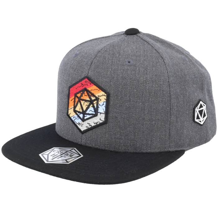 Critiql Hit 【 Rainbow Hex D20 Patch Char/Black Snapback - Coal Men Grey 】 虹色 レインボー ヘックス Snapback スナップバック バッグ メンズ 灰色 グレー|スニケス