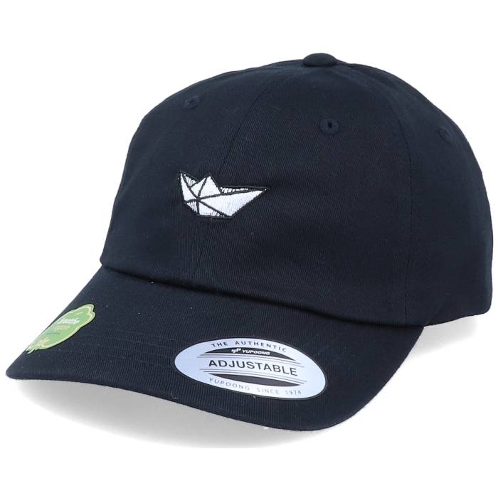 アイコニック Iconic 【 Organic Tiny Paper Boat Black Dad Cap Men Black 】 黒色 ブラック キャップ 帽子 メンズ 黒色 ブラック|スニケス