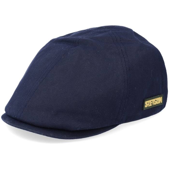 【★百貨店SALE★6/11真夜中2時迄】ステットソン Stetson 【 Duck Cap Vintage Wax Flat Cap Men Blue 】 旗がしら 鳥打ち帽 vintage ビンテージ・ヴィンテージ メンズ 青碧 青碧