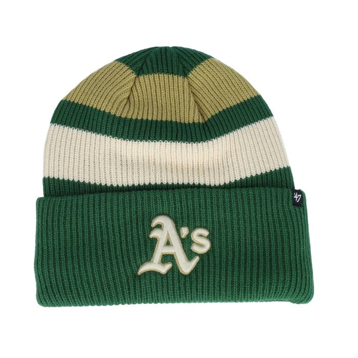 フォーティーセブンブランド 47 Brand 【 Oakland Athletics Clubhouse Jennings 47 Beanie Eden Cuff Men Green 】 オークランド アスレチックス キャップ 帽子 メンズ green 緑・グリーン｜スニケス