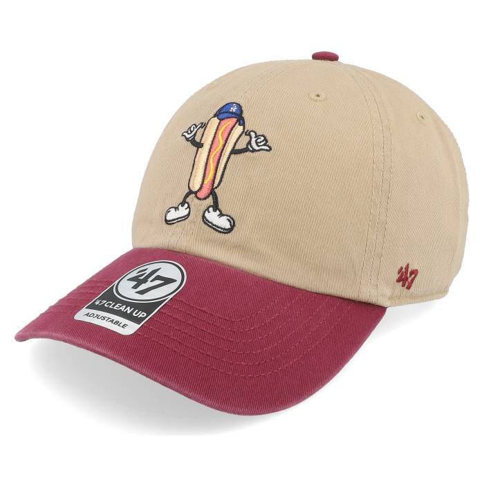 フォーティーセブンブランド 47 Brand 【 Los Angeles Dodgers Mlb Icon 47 Clean Up Khaki Dad Cap Men Beige 】 ドジャース アイコン カーキ キャップ 帽子 メンズ ベージュ 15,910円
