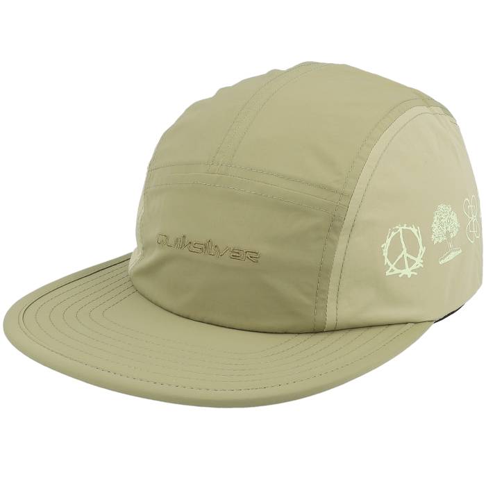 クイックしろがね色 Quiksilver 【 Camp Stacker 2 Aloe 5-Panel Men Green 】 メンズ green 緑・緑であること