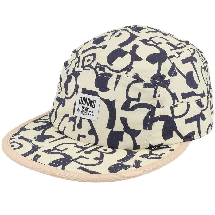 Djinns 【 Soft Fc Simple Aztek Beige/Black 5-Panel Men Beige 】 メンズ ベージュ