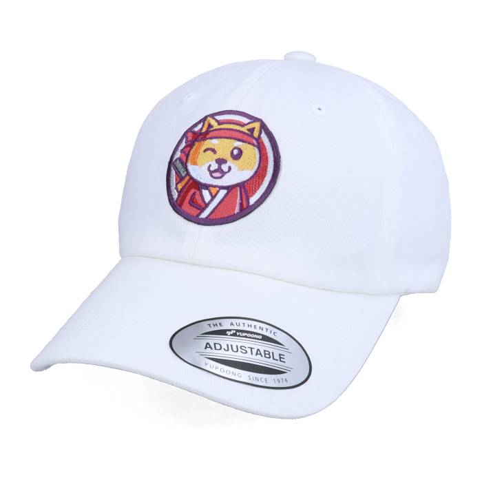 Abducted 【 Shabo The Shiba White Dad Cap Men White 】 白色 ホワイト キャップ 帽子 メンズ 白色 ホワイト