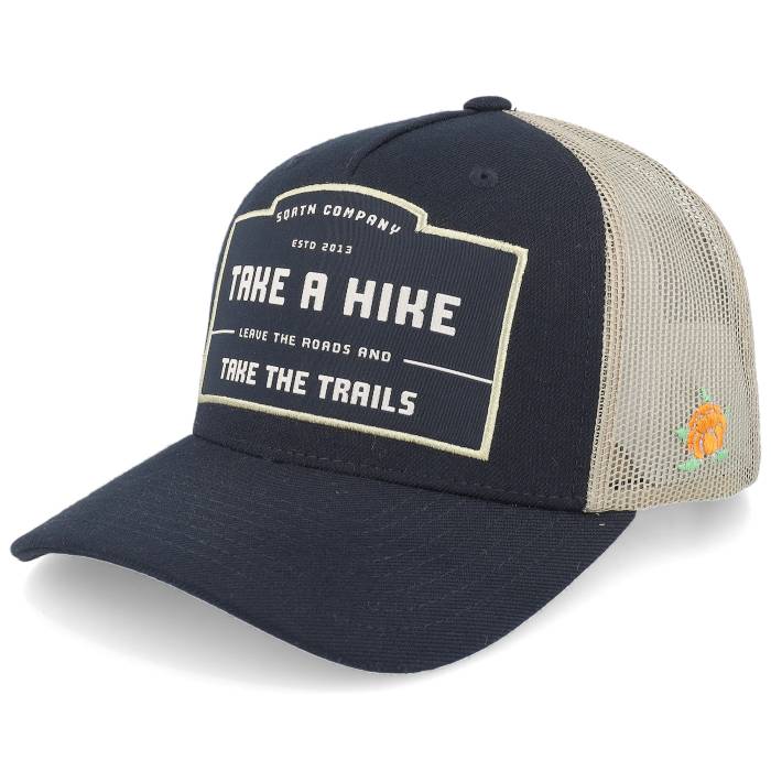 Sqrtn 【 Trails Cap Black Trucker Men Black 】 旗がしら かぶり笠 黒いこと 黒いこと トラッカー メンズ 黒いこと 黒いこと