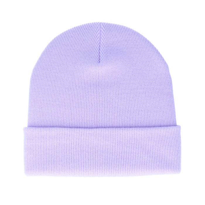 Beechfield 【 Lavender Cuff Blank Beanie Men Purple 】 キャップ 帽子 メンズ Purple 紫・パープル
