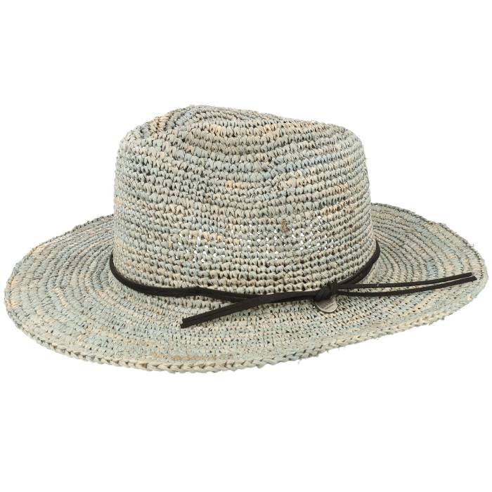 【★百貨店SALE★6/11真夜中2時迄】Barts 【 Celery Hat Dark Celadon Straw Hat Women Blue 】 レディース 青碧 青碧