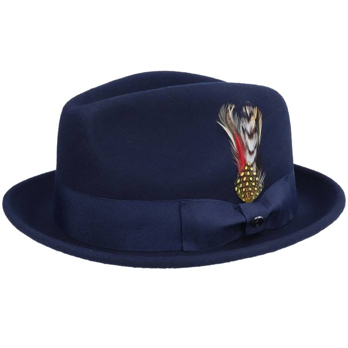 Jaxon & James 【 Crushable Blues Trilby Men Blue 】 ブルース メンズ 青色 ブルー