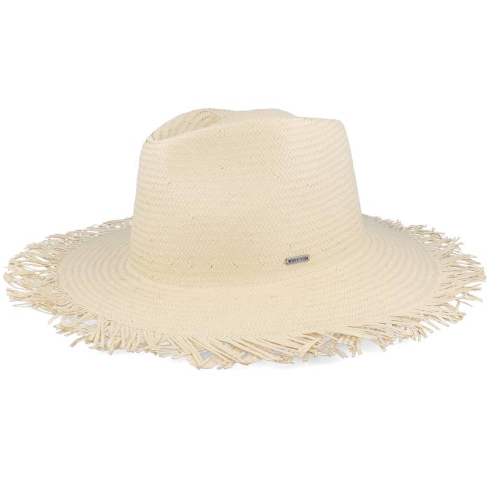 ブリクストン Brixton 【 Jo Frayed Honey Fedora Straw Hat Men Beige 】 ハニー メンズ ベージュ｜スニケス