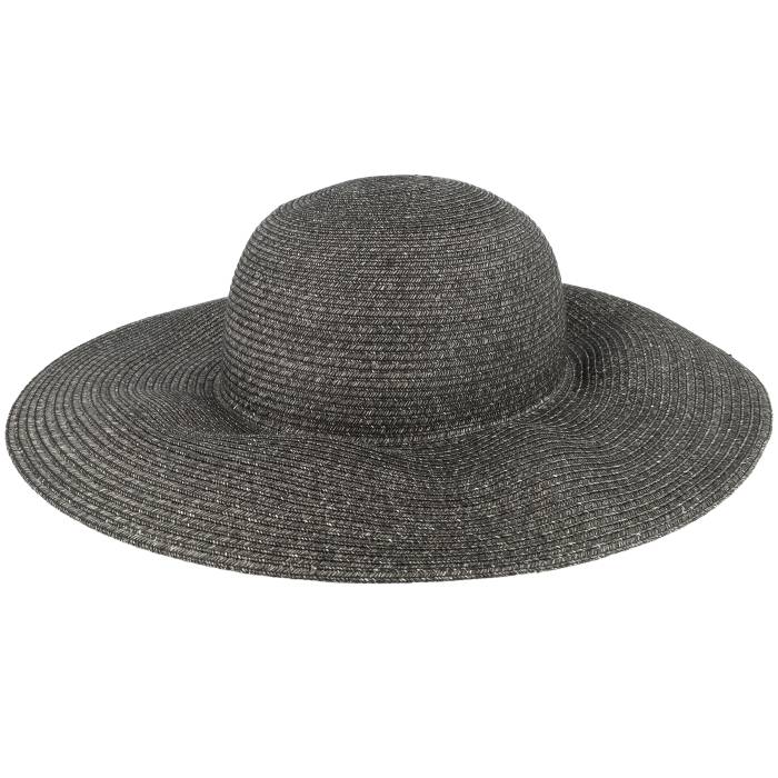 ステットソン Stetson 【 Ladies Toyo Black/Grey Sun Hat Women Black 】 レディース 黒いこと 黒いこと