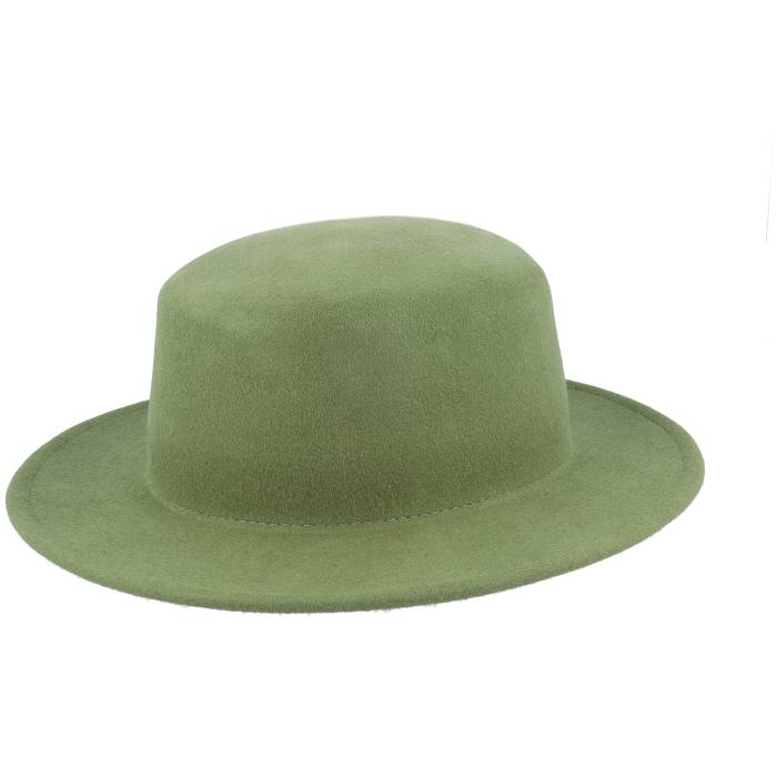 Seeberger 【 Wool Felt Matelot Olive Boater Women Green 】 olive オリーブ レディース green 緑・グリーン|スニケス