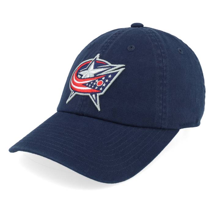 アメリカンニードル American Needle 【 Columbus Blue Jackets Blue Line Navy Dad Cap Men Blue 】 コロンバス 青色 ブルー 紺色 ネイビー キャップ 帽子 メンズ 青色 ブルー