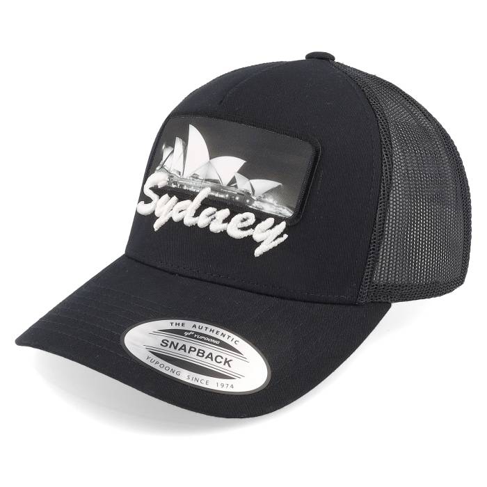 Bacpakr 【 Sydney 3D & Patch Black Trucker Men Black 】 黒色 ブラック トラッカー メンズ 黒色 ブラック