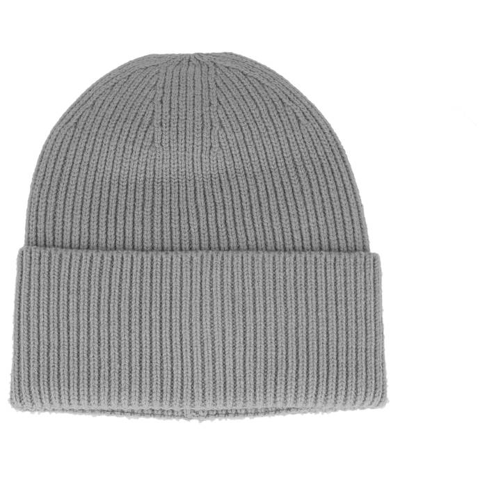 Beechfield 【 Light Grey Oversized Cuff Blank Beanie Men Grey 】 灰色 グレー キャップ 帽子 メンズ 灰色 グレー｜スニケス