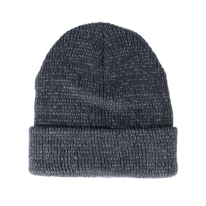 Beechfield 【 Reflective Graphite Grey Cuff Blank Beanie Men Grey 】 灰色 グレー キャップ 帽子 メンズ 灰色 グレー