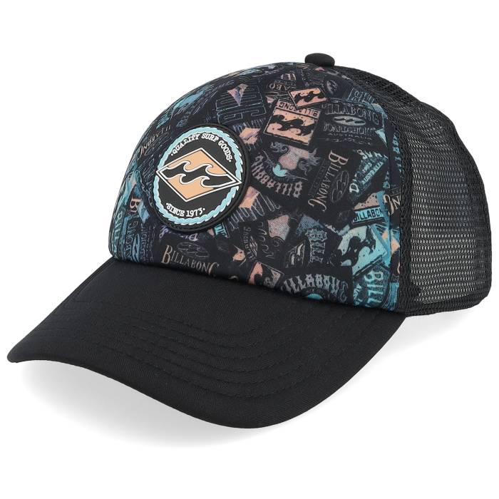 ビラボン Billabong 【 Kids Diamond Multi Trucker Kids Black 】 ダイヤモンド トラッカー ジュニア キッズ 黒色 ブラック