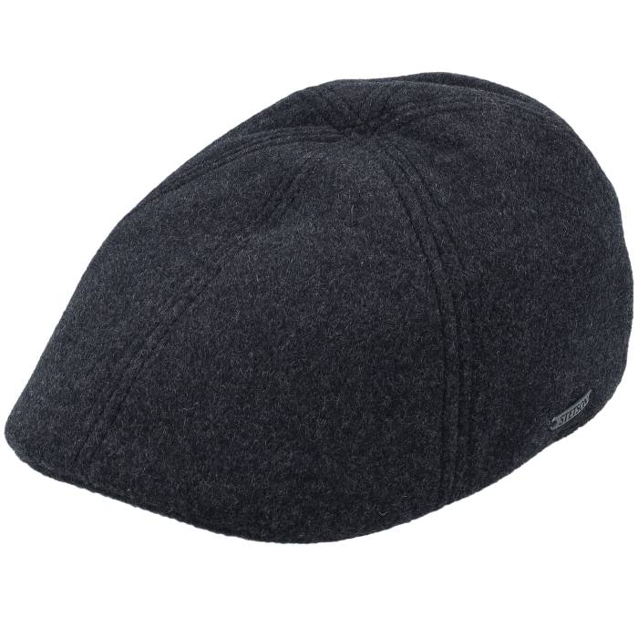 ステットソン Stetson 【 Texas Wool/Cashmere Flat Cap Men Black 】 テキサス キャップ 帽子 メンズ 黒色 ブラック|スニケス