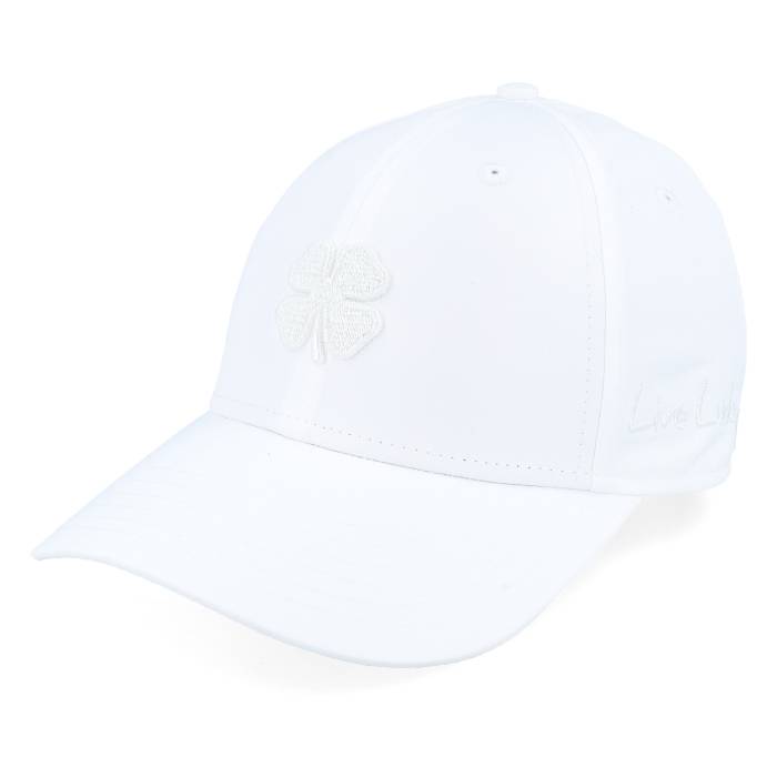 Black Clover 【 Hollywood 22 Ladies Cap White/White Iris Adjustable Women White 】 旗がしら かぶり笠 レディース 白いこと 白いこと