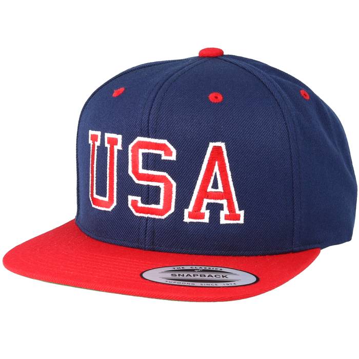 アイコニック Iconic 【 Usa Navy/Red Snapback Men Blue 】 Snapback スナップバック バッグ メンズ 青色 ブルー