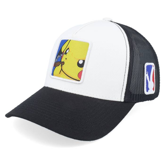 Boom 【 Poke Smoke Patch White/Black A-Frame Trucker Men Black / White 】 トラッカー メンズ 黒色 ブラック 白色 ホワイト